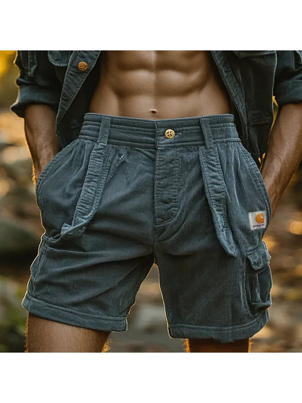 Men's Vintage Lace-Up Shorts - Anrider.com 