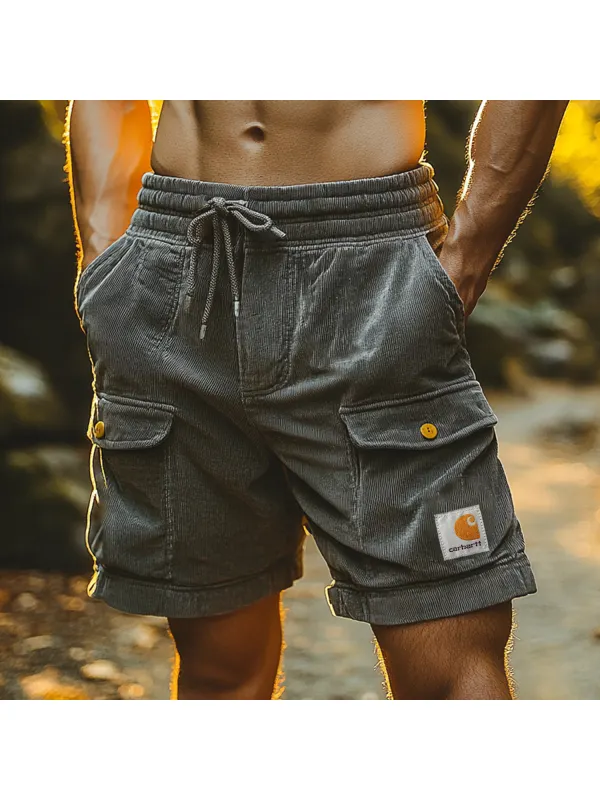 Outdoor Elastic Waist Pocket Shorts - Anrider.com 