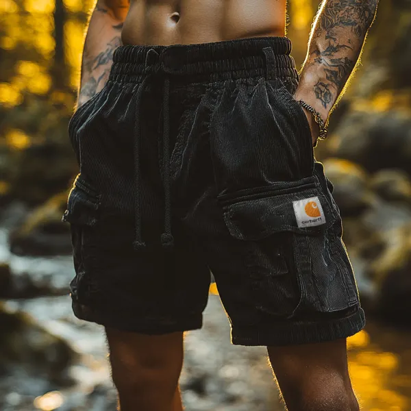 Men's Retro Lace-Up Shorts - Ootdyouth.com 
