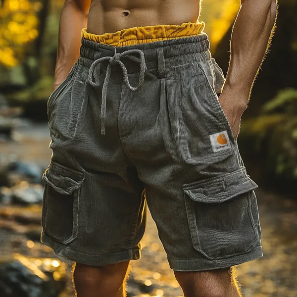 Men's Contrast Pocket Shorts - Ootdyouth.com 