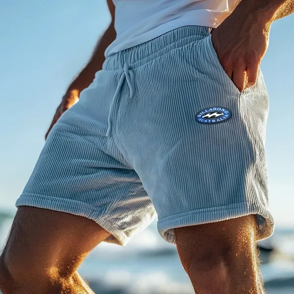 Vintage Casual Shorts Corduroy Surf Shorts Beach Shorts - Ootdyouth.com 