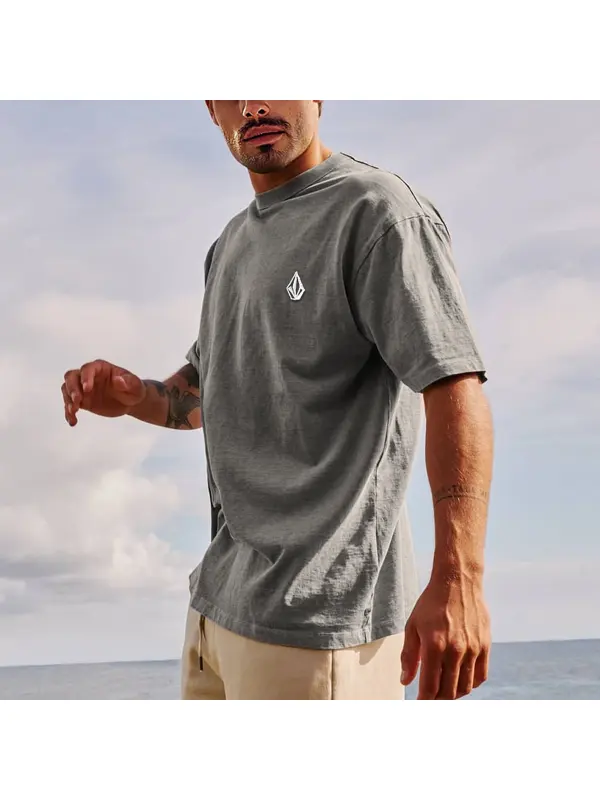 Unisex Surf Tee Oversized Vintage Casual Tee - Anrider.com 