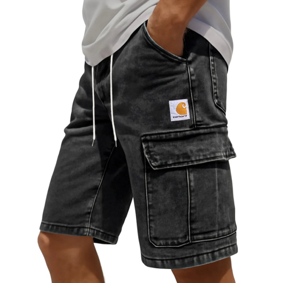 

Stylish Cargo Shorts With Multi-Pockets For Men - Perfect For Casual Wear