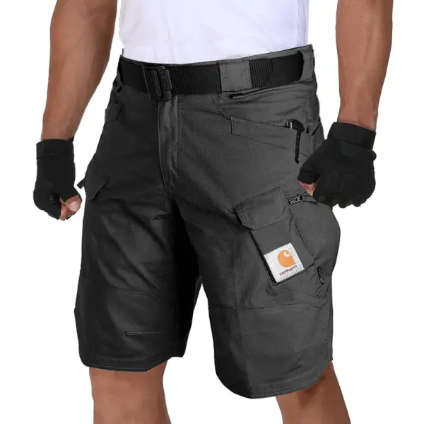 Men's Multifunctional Waterproof Multi-pocket Outdoor Tactical Cargo Shorts - Zivinfo.com 