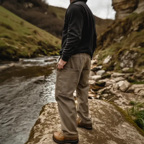 Outdoor Men's Casual Pants Overalls Multifunctional Trousers Wear-resistant Adventure Climbing Camping Outdoor Trousers - Zivinfo.com 