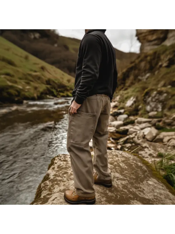 Outdoor Men's Casual Pants Overalls Multifunctional Trousers Wear-resistant Adventure Climbing Camping Outdoor Trousers - Wearmw.chimpone.com 