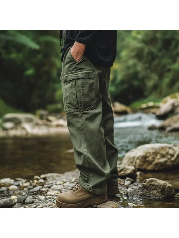 Outdoor Men's Casual Pants Overalls Multifunctional Trousers Wear-resistant Adventure Climbing Camping Outdoor Trousers - Wearmw.chimpone.com 