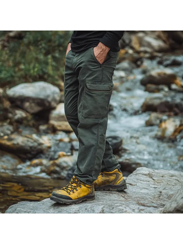 Outdoor Men's Casual Pants Overalls Multifunctional Trousers Wear-resistant Adventure Climbing Camping Outdoor Trousers - Wearmw.chimpone.com 