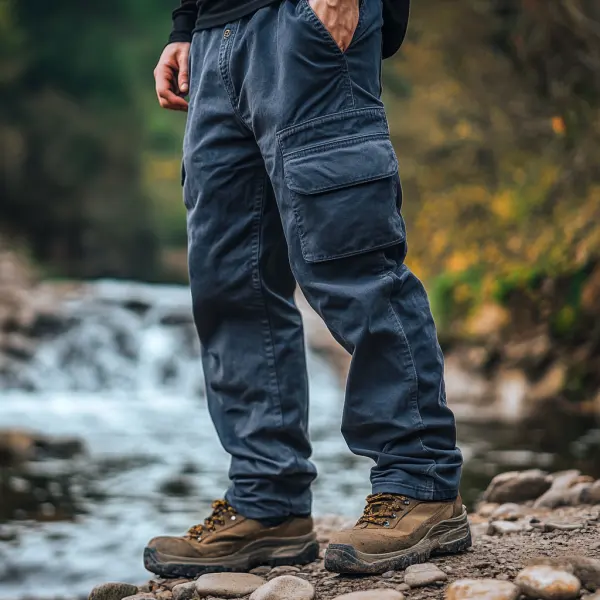 Outdoor Men's Casual Pants Overalls Multifunctional Trousers Wear-resistant Adventure Climbing Camping Outdoor Trousers - Zivinfo.com 
