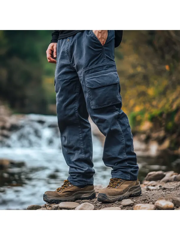 Outdoor Men's Casual Pants Overalls Multifunctional Trousers Wear-resistant Adventure Climbing Camping Outdoor Trousers - Wearmw.chimpone.com 