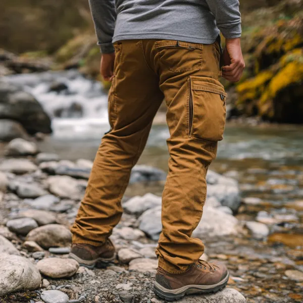 Outdoor Men's Casual Pants Overalls Multifunctional Trousers Wear-resistant Adventure Climbing Camping Outdoor Trousers - Zivinfo.com 
