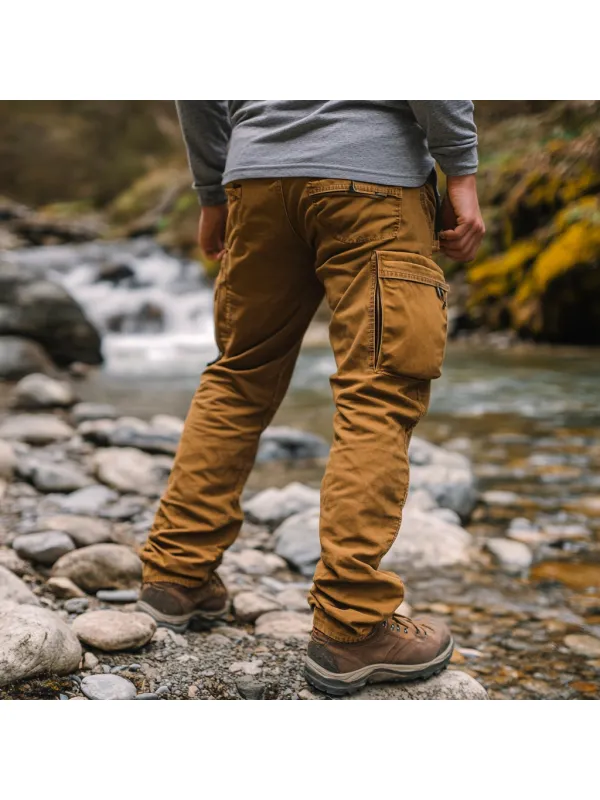 Outdoor Men's Casual Pants Overalls Multifunctional Trousers Wear-resistant Adventure Climbing Camping Outdoor Trousers - Ootdmw.com 