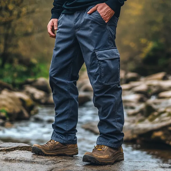Outdoor Men's Casual Pants Overalls Multifunctional Trousers Wear-resistant Adventure Climbing Camping Outdoor Trousers - Zivinfo.com 