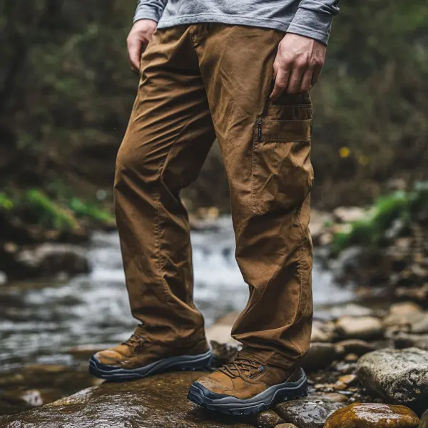 Outdoor Men's Casual Pants Overalls Multifunctional Trousers Wear-resistant Adventure Climbing Camping Outdoor Trousers - Zivinfo.com 