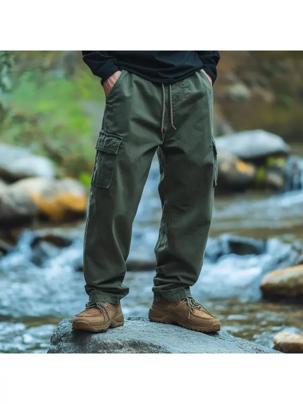 Outdoor Men's Casual Pants Overalls Multifunctional Trousers Wear-resistant Adventure Climbing Camping Outdoor Trousers - Wearmw.chimpone.com 