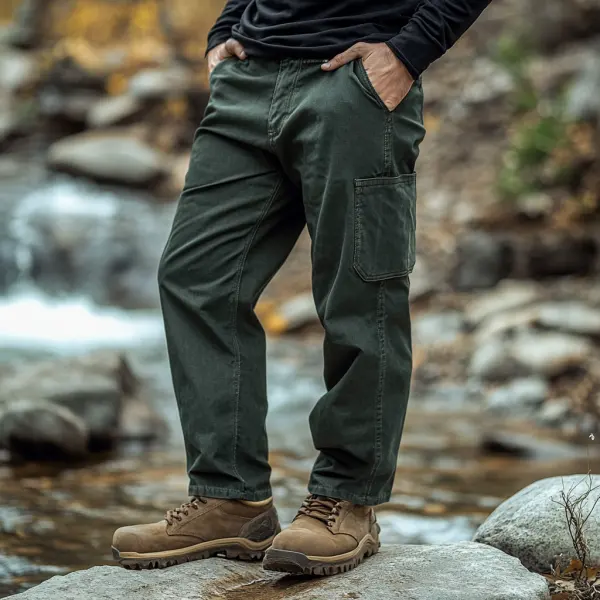 Outdoor Men's Casual Pants Overalls Multifunctional Trousers Wear-resistant Adventure Climbing Camping Outdoor Trousers - Ootdcowboys.com 