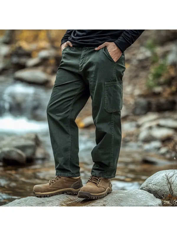 Outdoor Men's Casual Pants Overalls Multifunctional Trousers Wear-resistant Adventure Climbing Camping Outdoor Trousers - Wearmw.chimpone.com 