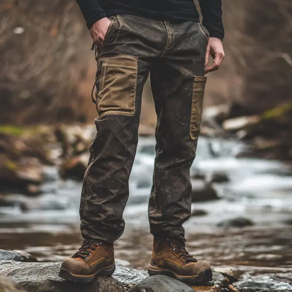 Outdoor Men's Casual Pants Overalls Multifunctional Trousers Wear-resistant Adventure Climbing Camping Outdoor Trousers - Zivinfo.com 