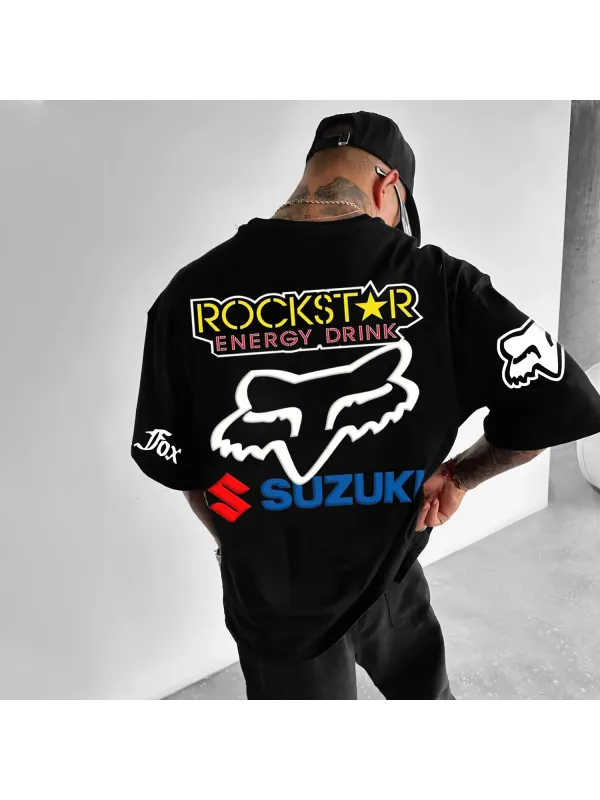 Vintage Racing Oversized T-Shirt - Wearmw.chimpone.com 