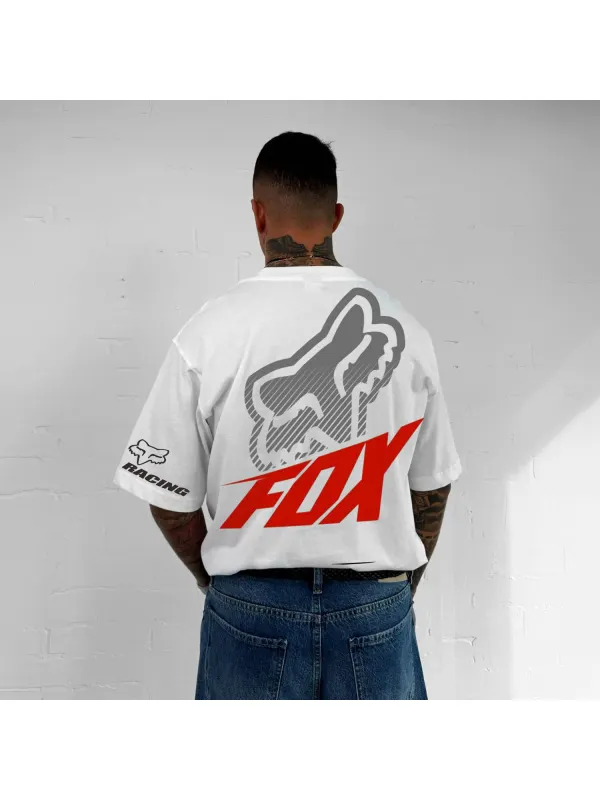 Racing Lettering Oversized T-shirt - Wearmw.chimpone.com 