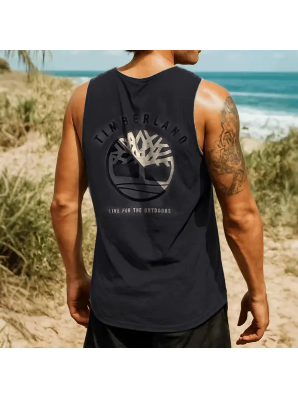 Bold Graphic Tank Top For Men - Perfect For Summer Outdoors - Frontiercool.com 