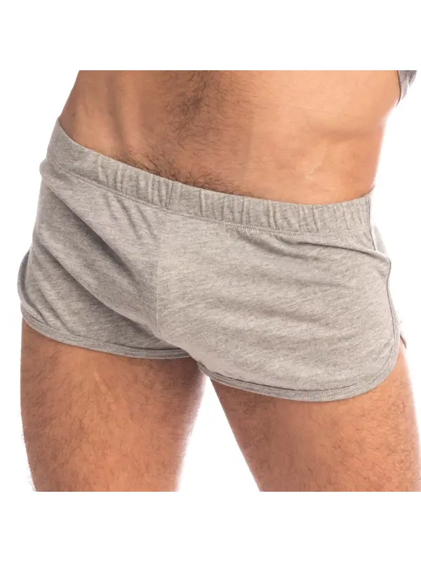 Men's Sports Fitness Stretch Shorts Shorts Elastic Waist Beach Swimming Cycling Shorts Comfortable Cotton Home Shorts - Anrider.com 