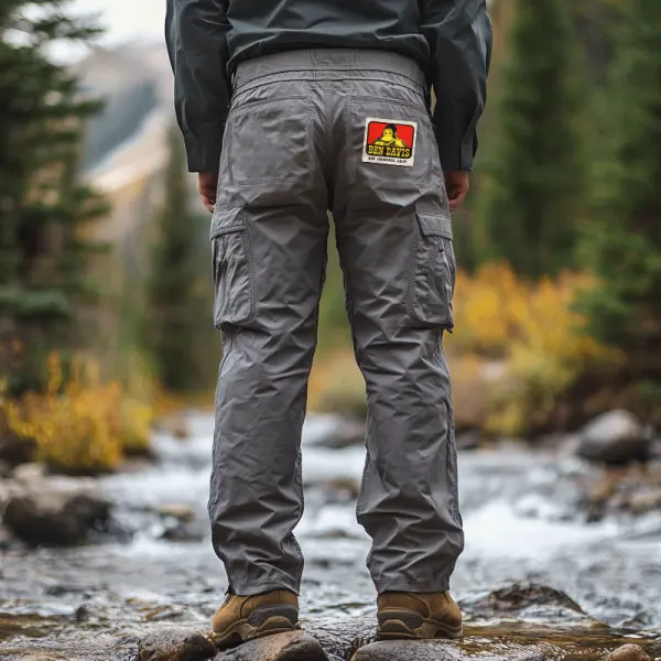 Vintage Outdoor Cargo Pants For Adventure Seekers - Ootdyouth.com 