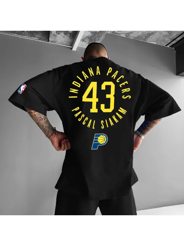 Men's 2025 Black Sports Leisure Basketball T-Shirt - Frontiercool.com 