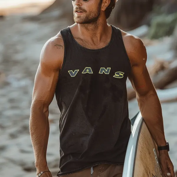 Stylish Sleeveless Tank Top For Summer Beach Adventures - Ootdyouth.com 
