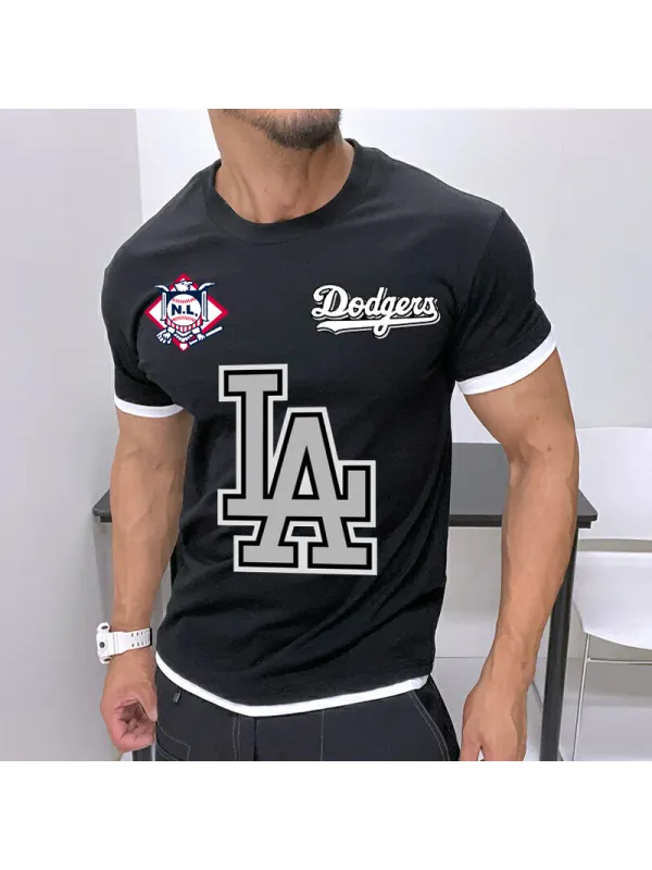 Men's Baseball Fan Sports Graphic T-Shirt - Frontiercool.com 