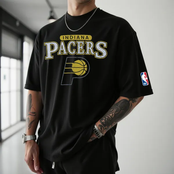 Men's 2025 Black Sports Leisure Basketball T-Shirt - Ootdyouth.com 