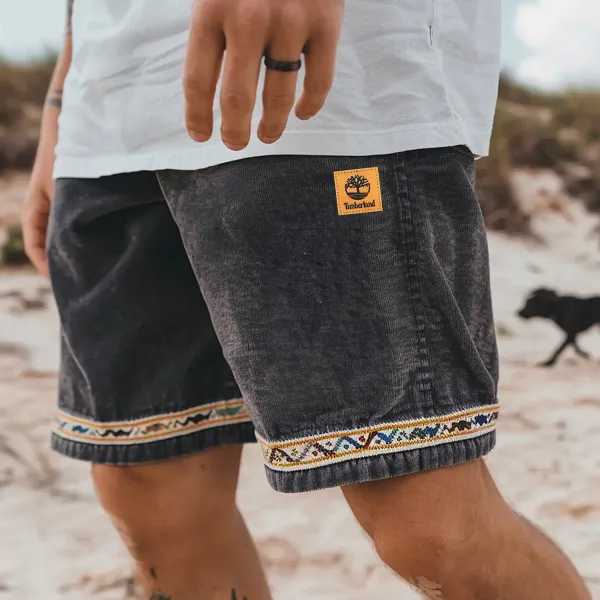 Vintage Casual Shorts Corduroy Surf Shorts Beach Shorts - Ootdyouth.com 