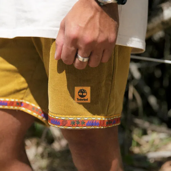 Vintage Casual Shorts Corduroy Surf Shorts Beach Shorts - Ootdyouth.com 