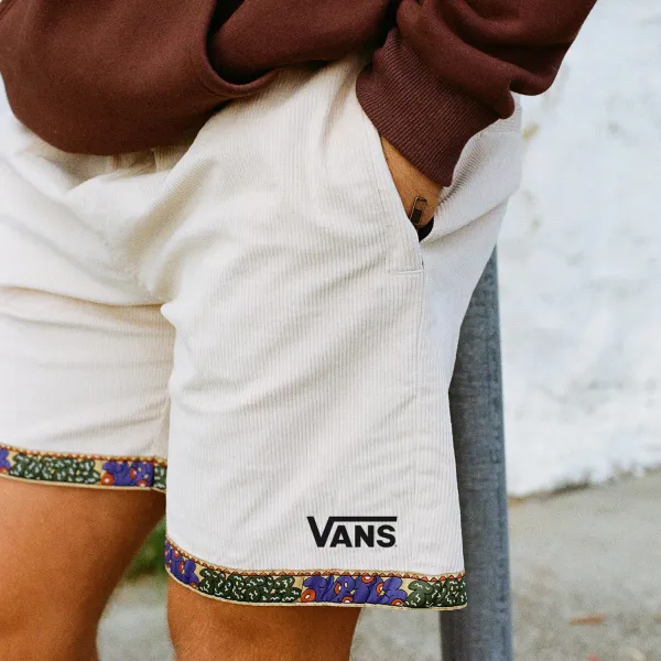 Vintage Casual Shorts Corduroy Surf Shorts Beach Shorts - Ootdyouth.com 