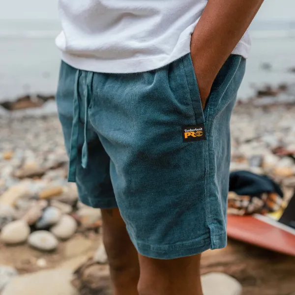Vintage Casual Shorts Corduroy Surf Shorts Beach Shorts - Ootdyouth.com 