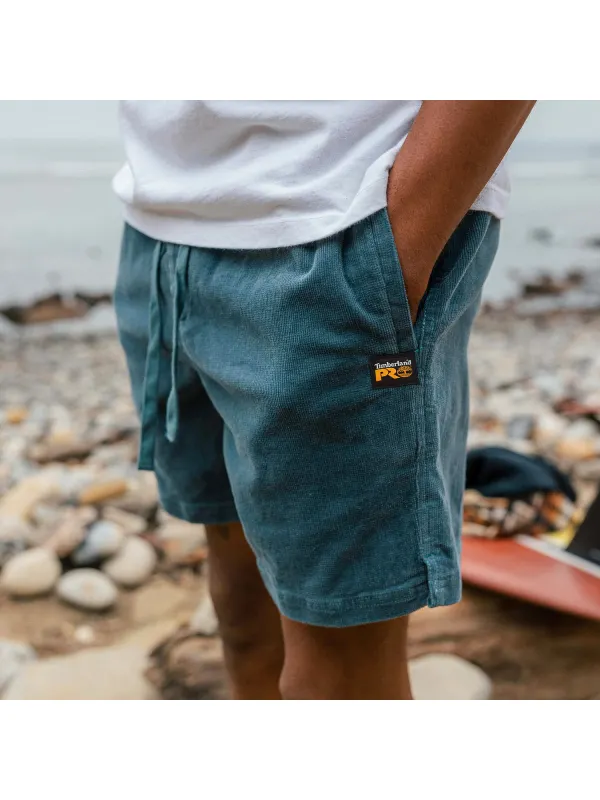 Vintage Casual Shorts Corduroy Surf Shorts Beach Shorts - Frontiercool.com 