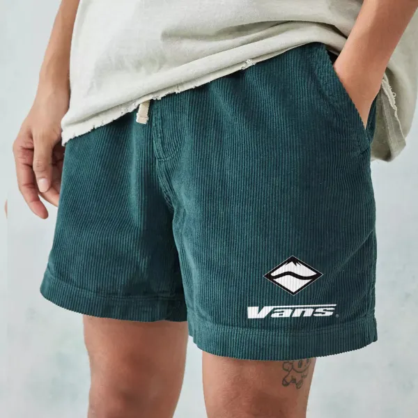 Vintage Casual Shorts Corduroy Surf Shorts Beach Shorts - Ootdyouth.com 