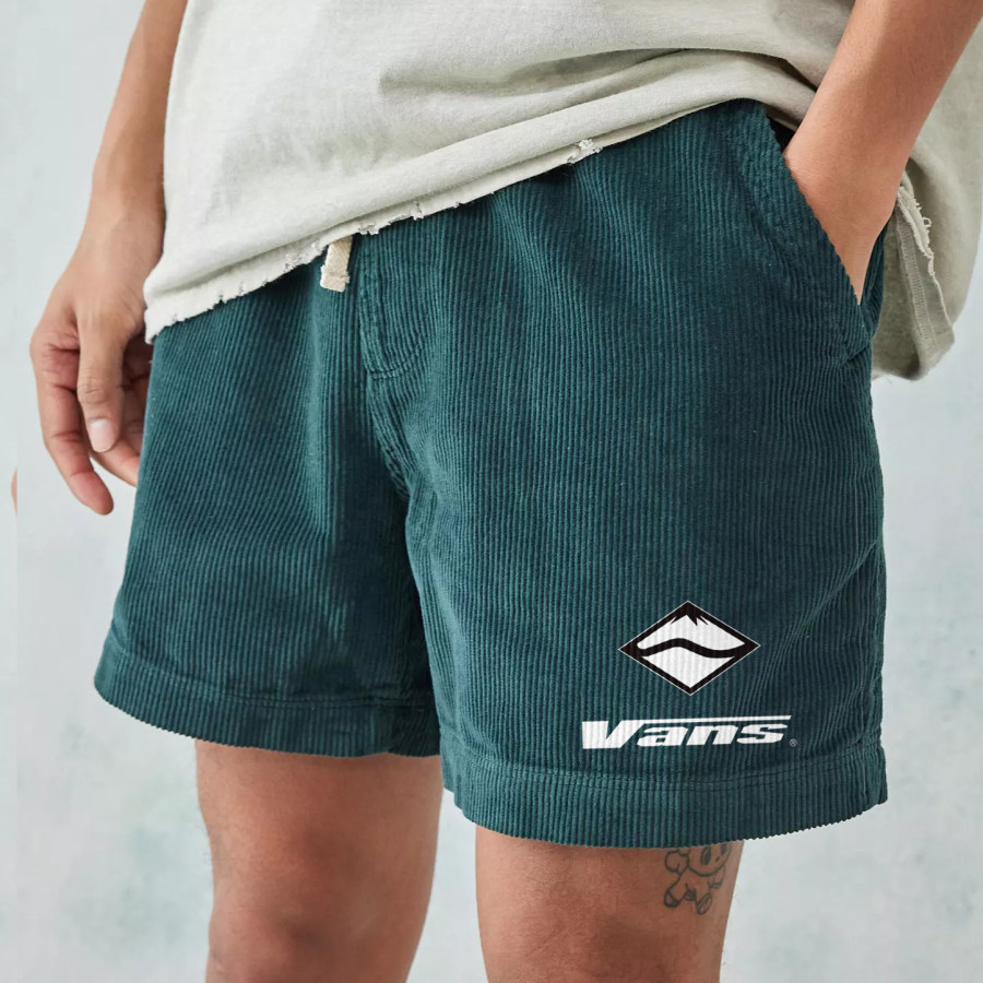 

Vintage Casual Shorts Corduroy Surf Shorts Beach Shorts