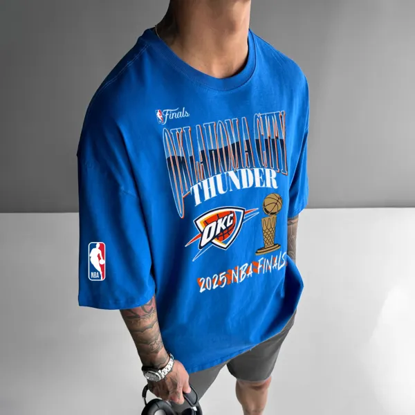 Men's 2025 Blue Sports Basketball T-Shirt - Yesunshine.com 