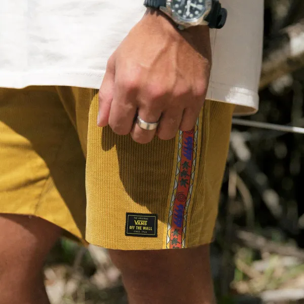 Vintage Casual Shorts Corduroy Surf Shorts Beach Shorts - Ootdyouth.com 