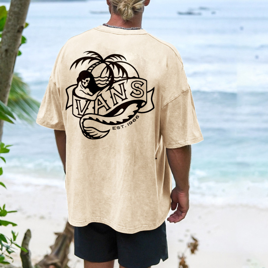 

Vans Retro Resort Print Oversized T-Shirt
