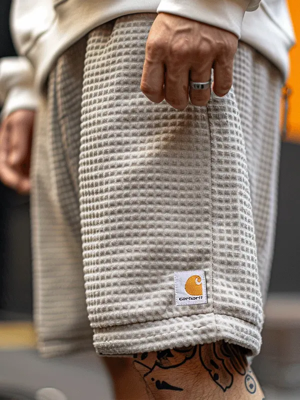 Cahartt Men's Waffle Knit Outdoor Shorts - Menwyx.com 
