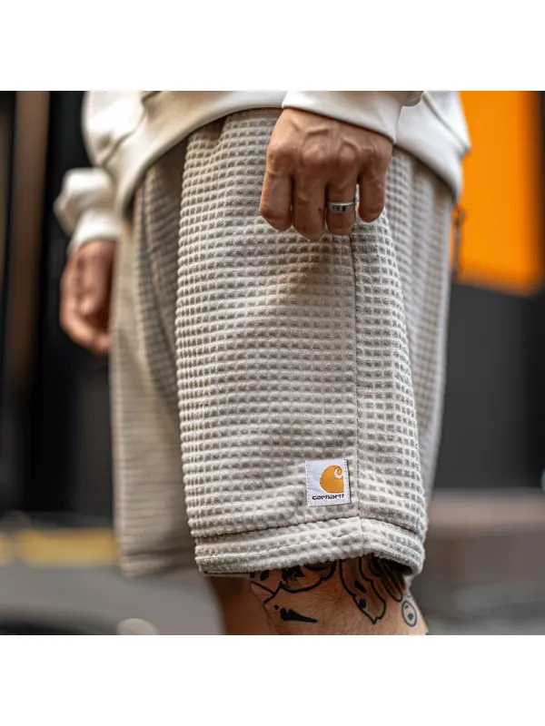 Waffle Knit Shorts For Men - Perfect For Casual And Outdoor Activities - Anrider.com 