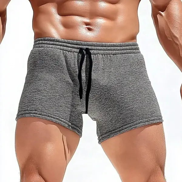 Men's Sexy Lace-up Shorts For Home Leisure And Comfort Fitness Shorts - Ootdyouth.com 