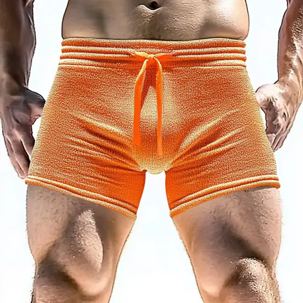 Men's Sexy Lace-up Shorts For Home Leisure And Comfort Fitness Shorts - Spiretime.com 