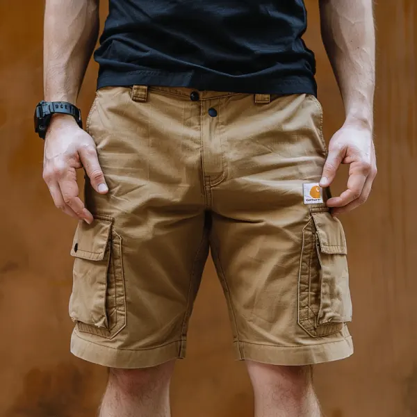 Men's Cargo Shorts With Multi-Pockets For Outdoor Adventures - Ootdyouth.com 