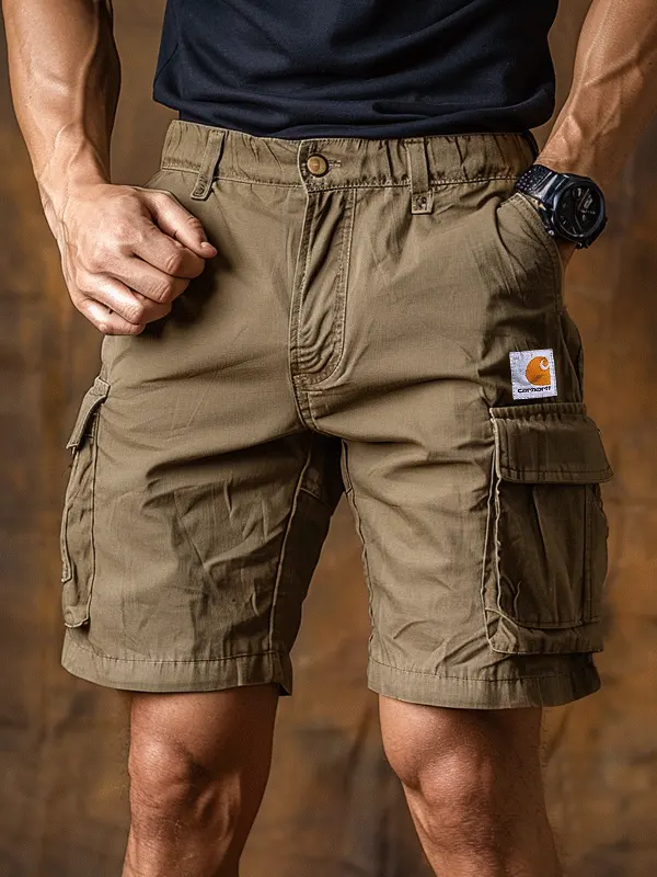 Men's Cargo Shorts With Multi-Pockets For Outdoor Adventures - Menwyx.com 
