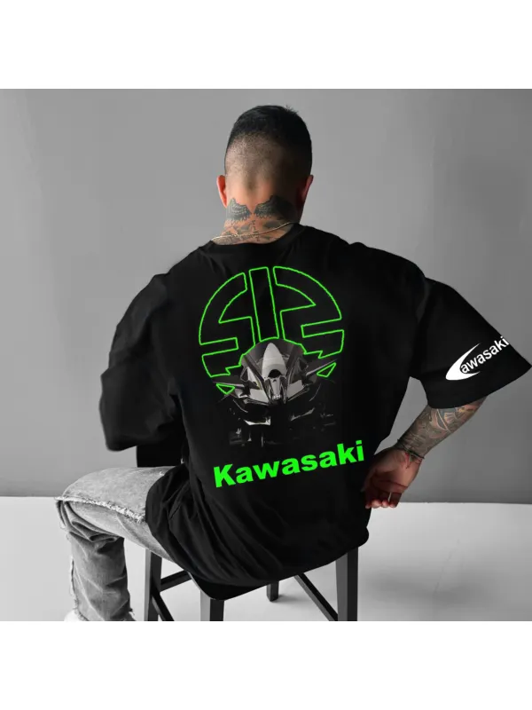 Men's 2025 New Style Motorcycle Loose T-shirt - Ootdmw.com 