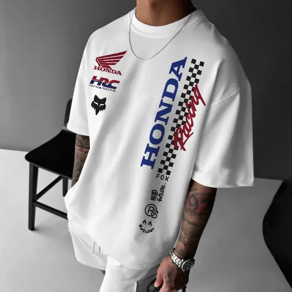 Men's 2025 Motorcycle Loose Casual T-Shirt - Ootdyouth.com 