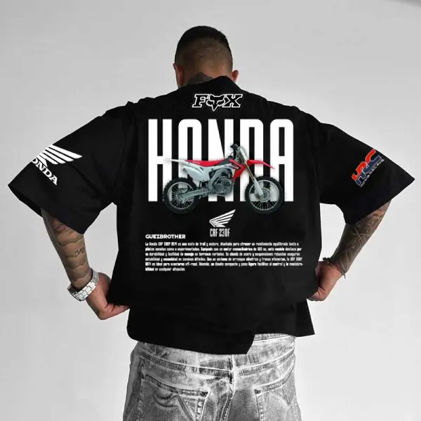 Men's 2025 Motorcycle Loose Casual T-Shirt - Ootdyouth.com 